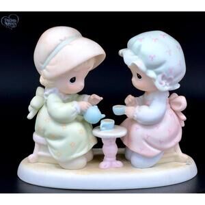 Precious Moments Tea Party Figurine - Double the Cuteness, Double the Fun!